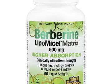 Berberine Lipomicel Matrix-500mg(60)-Natural Factors
