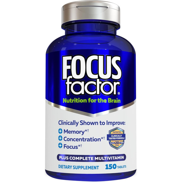 Focus Factor-Nutrition for the Brain(150)-Synergy Focus Factor-Nutrition for the Brain(150)-Synergy - تصویر 1