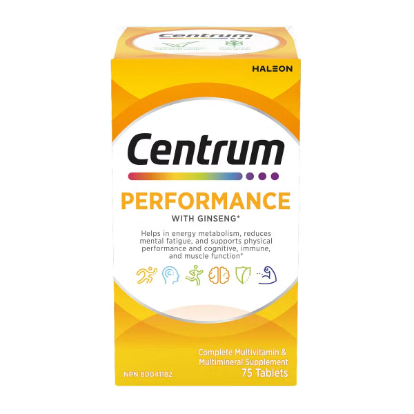 Centrum Performance - with Ginseng - (75) Centrum Performance - with Ginseng - (75) - تصویر 1