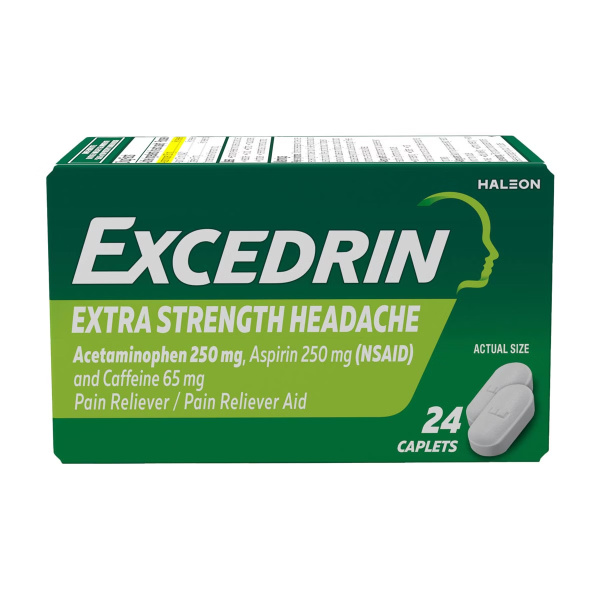 Excedrin - Extra Strength - Acetaminophen - (24) Excedrin - Extra Strength - Acetaminophen - (24) - تصویر 1