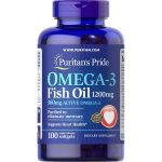 Puritan's Pride - Omega-3 Fish Oil - 1200 mg (360 mg Active Omega-3) - (100)