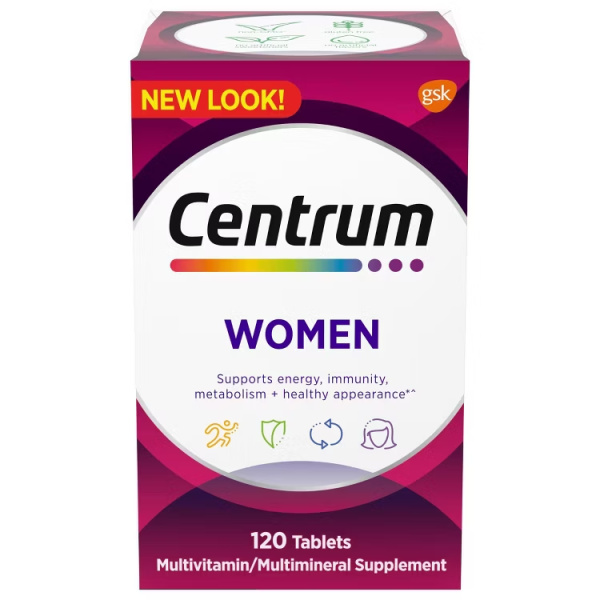 Women - Multivitamin and Multimineral (120) - Centrum Women - Multivitamin and Multimineral (120) - Centrum - تصویر 1
