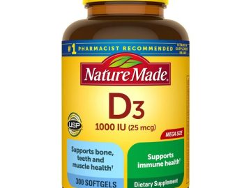 Vitamin D3 1000IU(25 mcg) - (300) - Nature Made